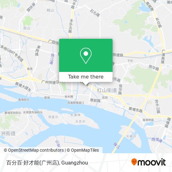 百分百·好才能(广州店) map