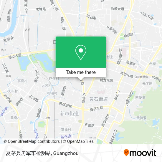 夏茅兵房军车检测站 map