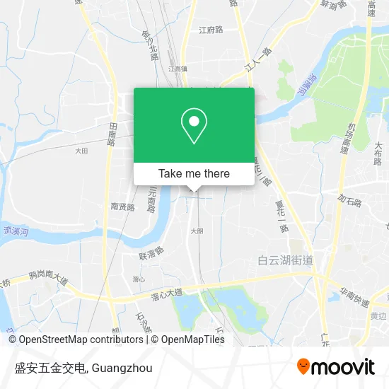 盛安五金交电 map