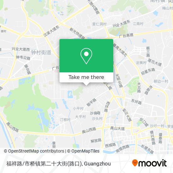 福祥路/市桥镇第二十大街(路口) map