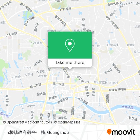 市桥镇政府宿舍-二幢 map