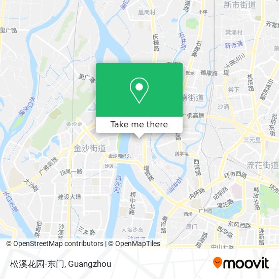 松溪花园-东门 map