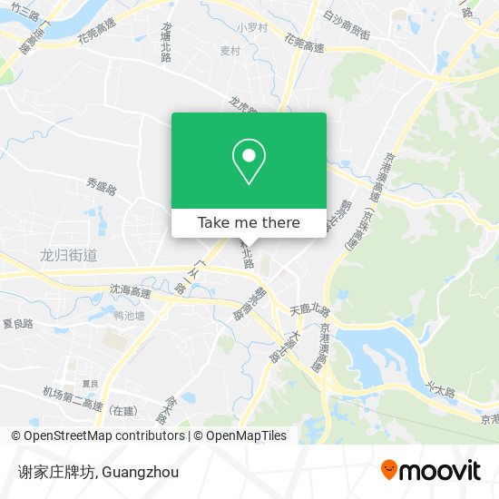 谢家庄牌坊 map