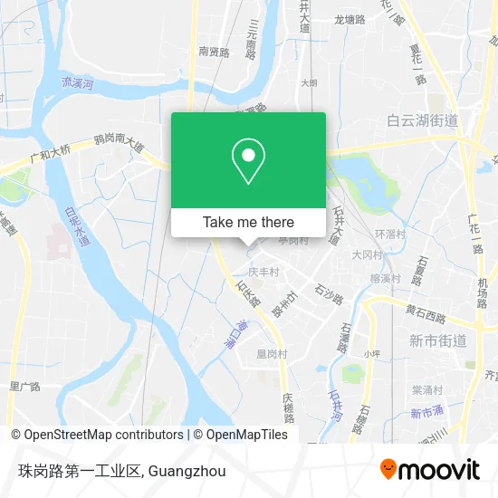 珠岗路第一工业区 map