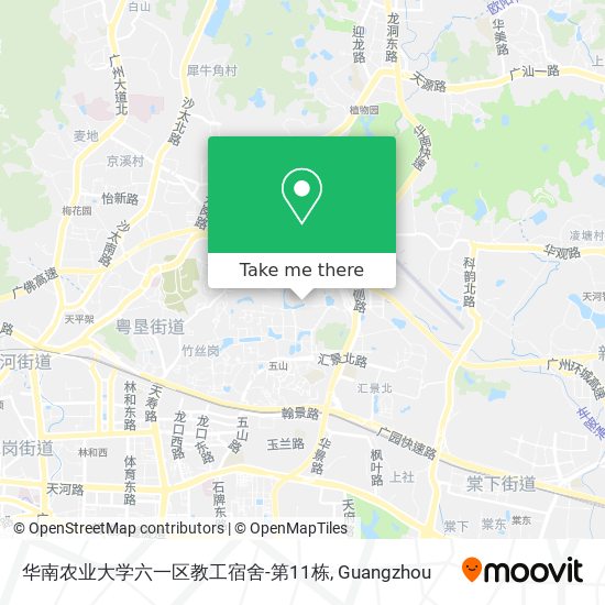 华南农业大学六一区教工宿舍-第11栋 map