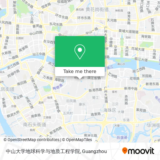 中山大学地球科学与地质工程学院 map