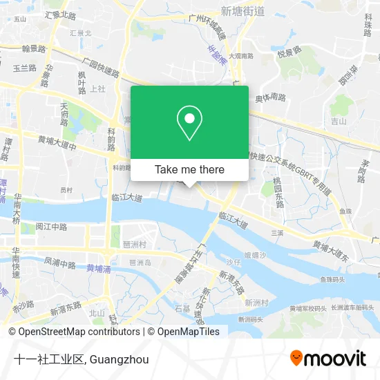 十一社工业区 map