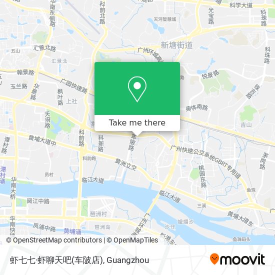 虾七七·虾聊天吧(车陂店) map