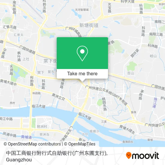 中国工商银行附行式自助银行(广州东圃支行) map