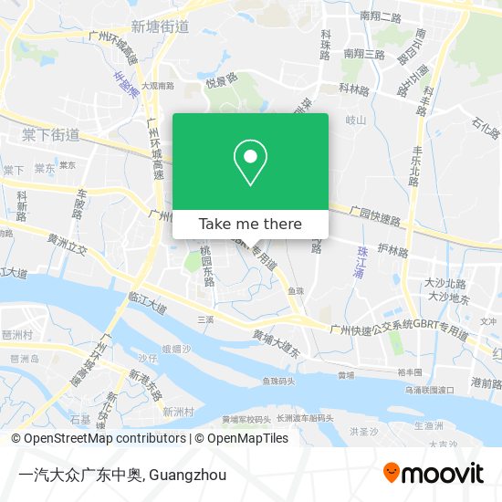 一汽大众广东中奥 map