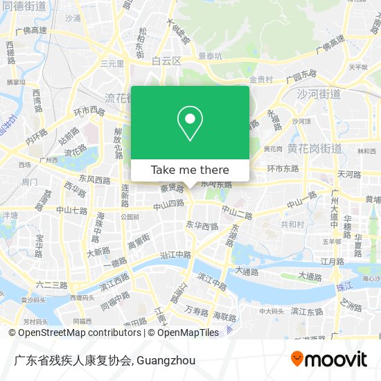 广东省残疾人康复协会 map