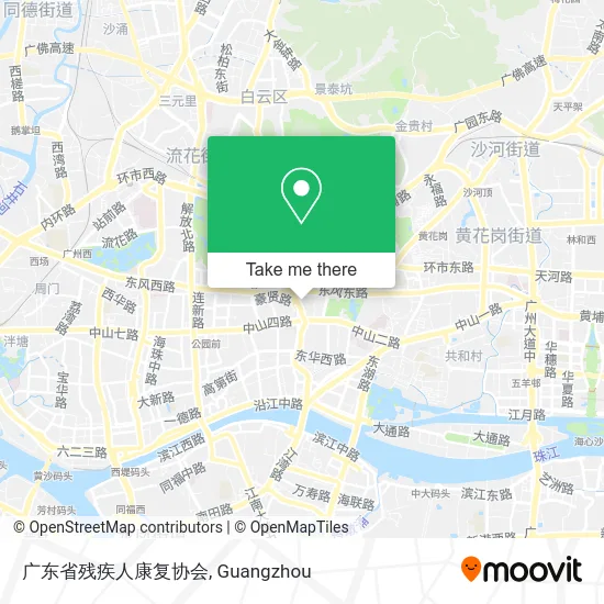 广东省残疾人康复协会 map