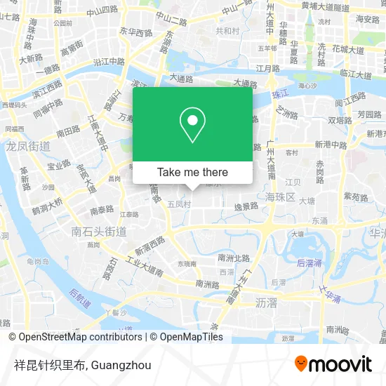 祥昆针织里布 map