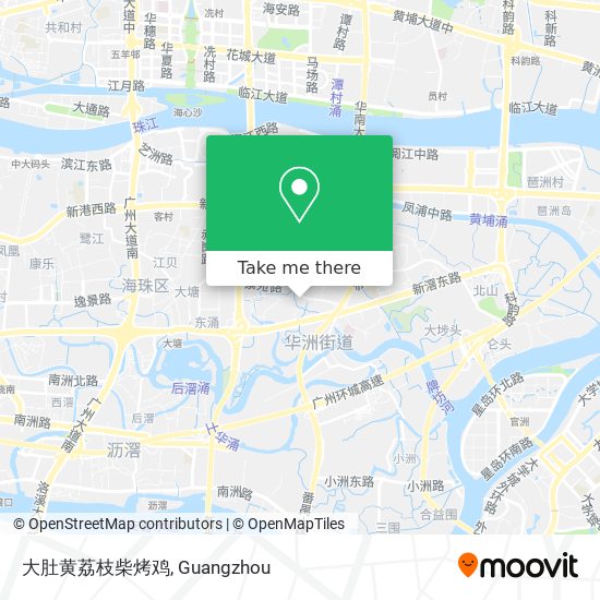 大肚黄荔枝柴烤鸡 map