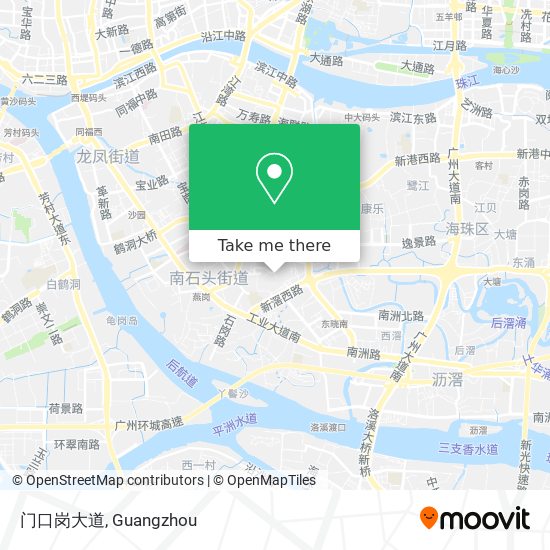 门口岗大道 map