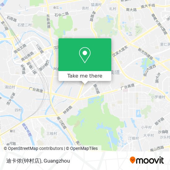 迪卡侬(钟村店) map
