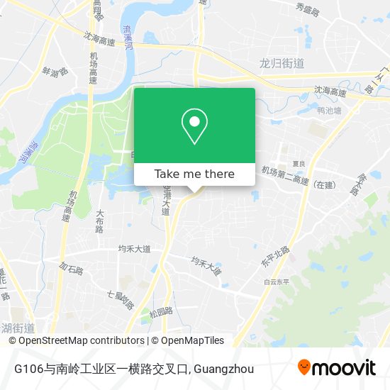G106与南岭工业区一横路交叉口 map