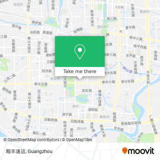 顺丰速运 map