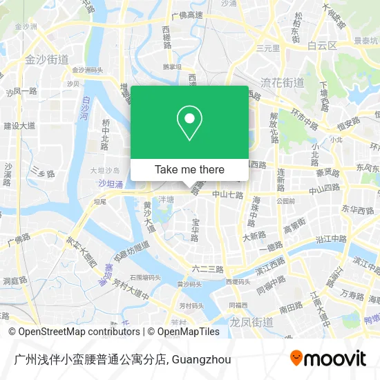 广州浅伴小蛮腰普通公寓分店 map
