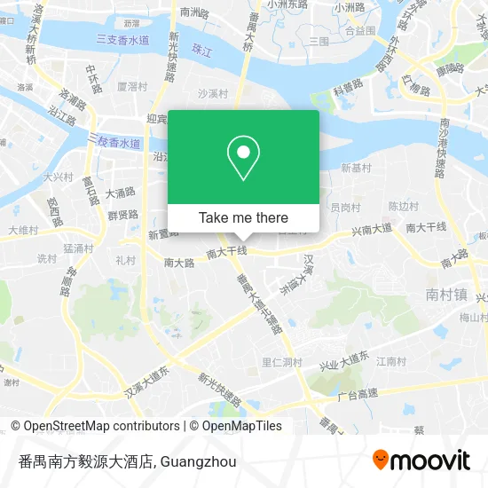 番禺南方毅源大酒店 map