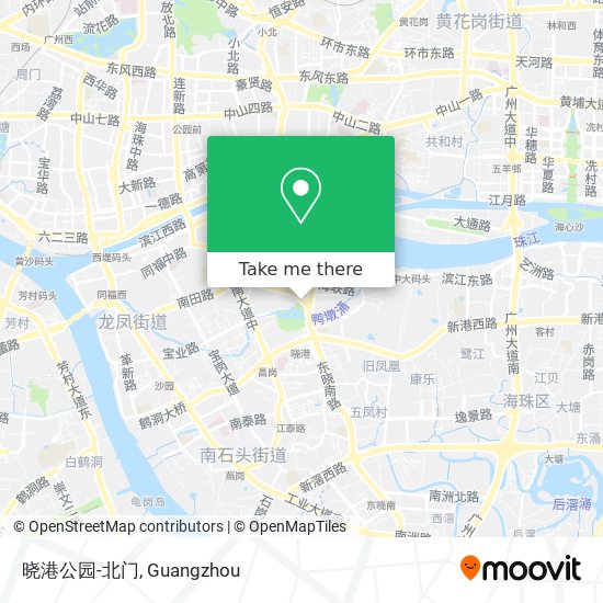 晓港公园-北门 map