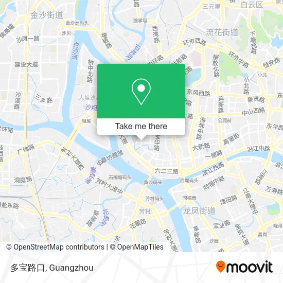 多宝路口 map