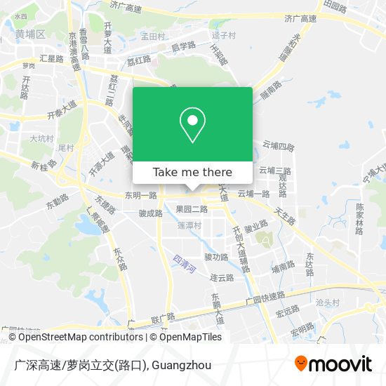 广深高速/萝岗立交(路口) map