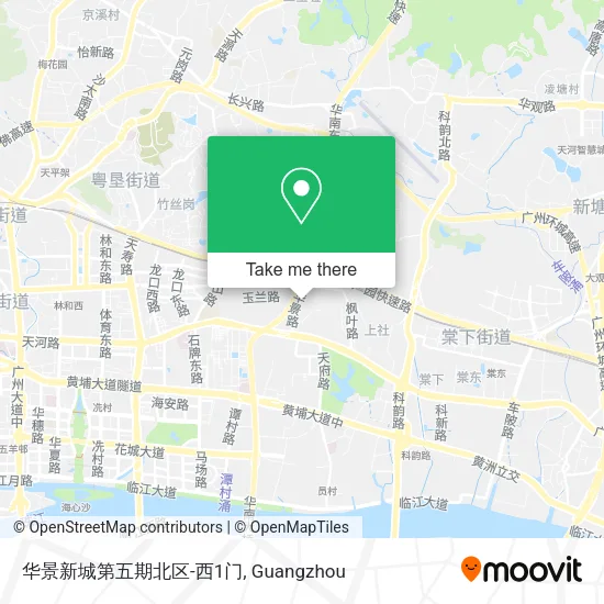 华景新城第五期北区-西1门 map