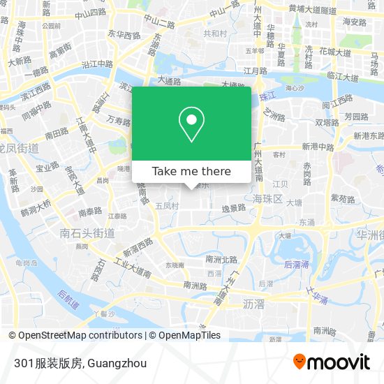 301服装版房 map