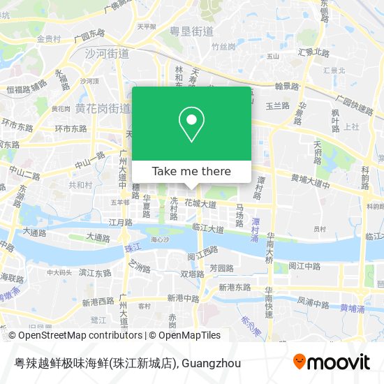 粤辣越鲜极味海鲜(珠江新城店) map