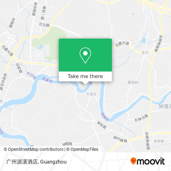 广州源溪酒店 map