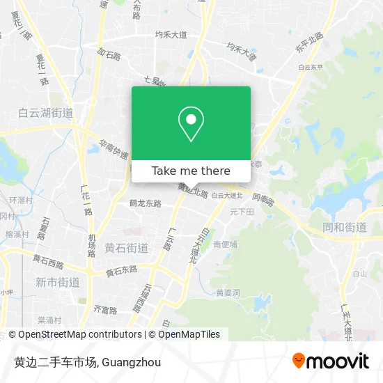黄边二手车市场 map