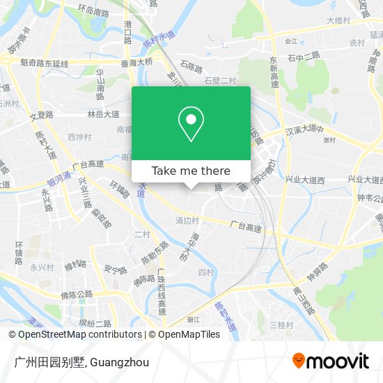 广州田园别墅 map