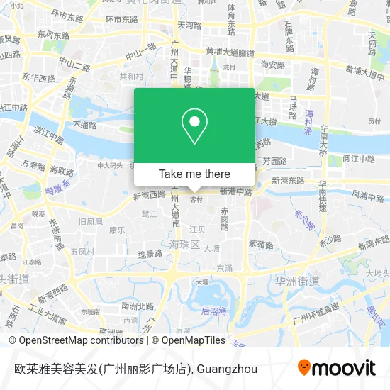 欧莱雅美容美发(广州丽影广场店) map