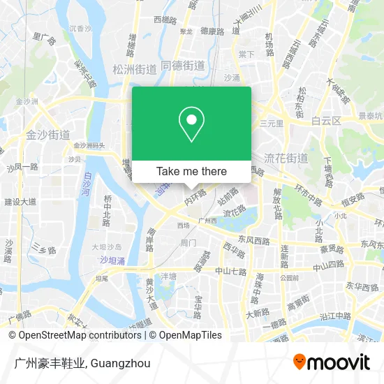 广州豪丰鞋业 map