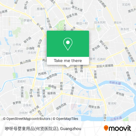 咿呀母婴童用品(何贤医院店) map
