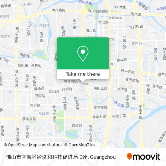 佛山市南海区经济和科技促进局-D座 map