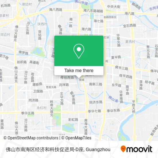 佛山市南海区经济和科技促进局-D座 map