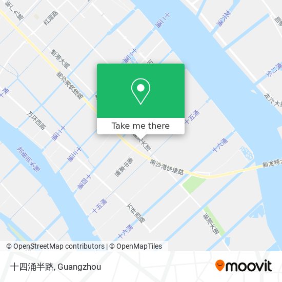 十四涌半路 map