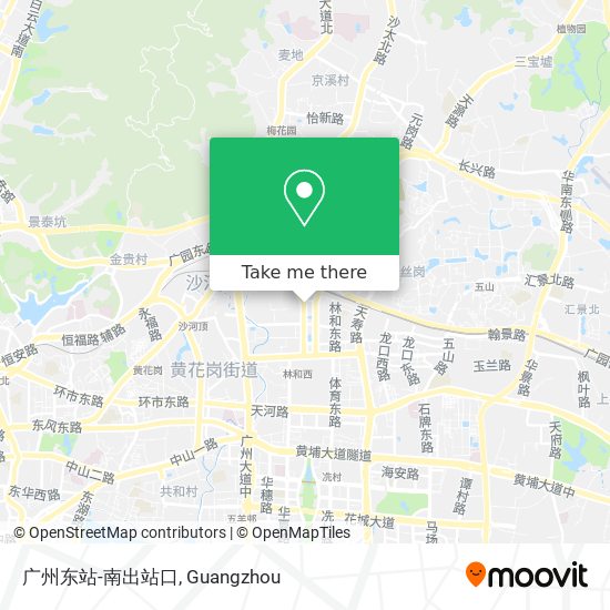 广州东站-南出站口 map