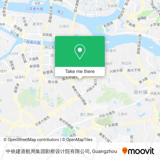 中铁建港航局集团勘察设计院有限公司 map