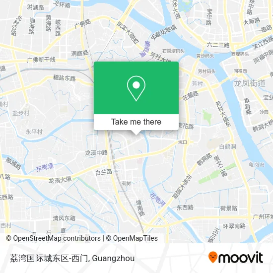荔湾国际城东区-西门 map