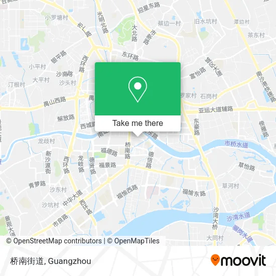 桥南街道 map