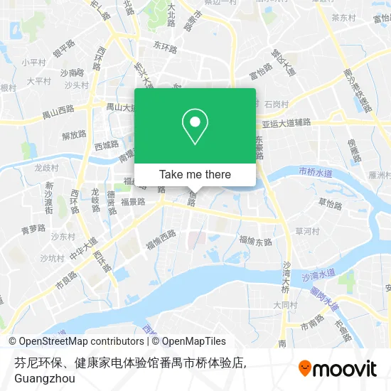 芬尼环保、健康家电体验馆番禺市桥体验店 map
