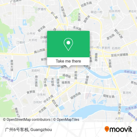 广州6号客栈 map