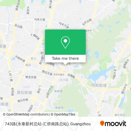 743路(永泰新村总站-汇侨南路总站) map