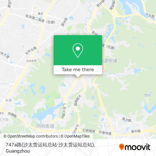 747a路(沙太货运站总站-沙太货运站总站) map