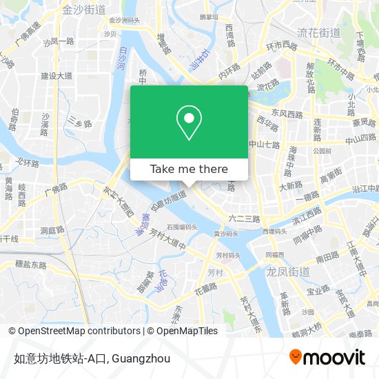 如意坊地铁站-A口 map