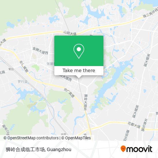 狮岭合成临工市场 map