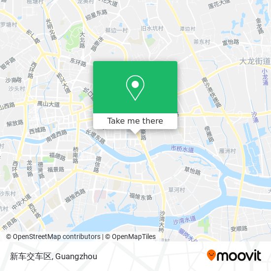 新车交车区 map